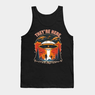 I believe UFO and aliens are here Tank Top